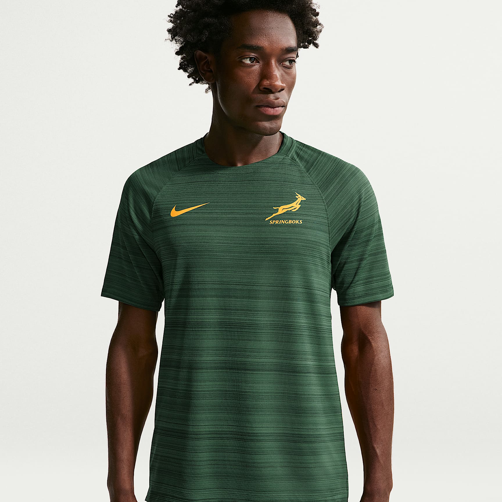 Springboks Men's Nike Rugby Training Top Sleeve Top. Nike LU